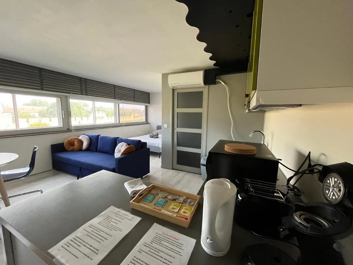 Apartment Eva - Gare Studio Climatise Pour 4Pers Avignon France